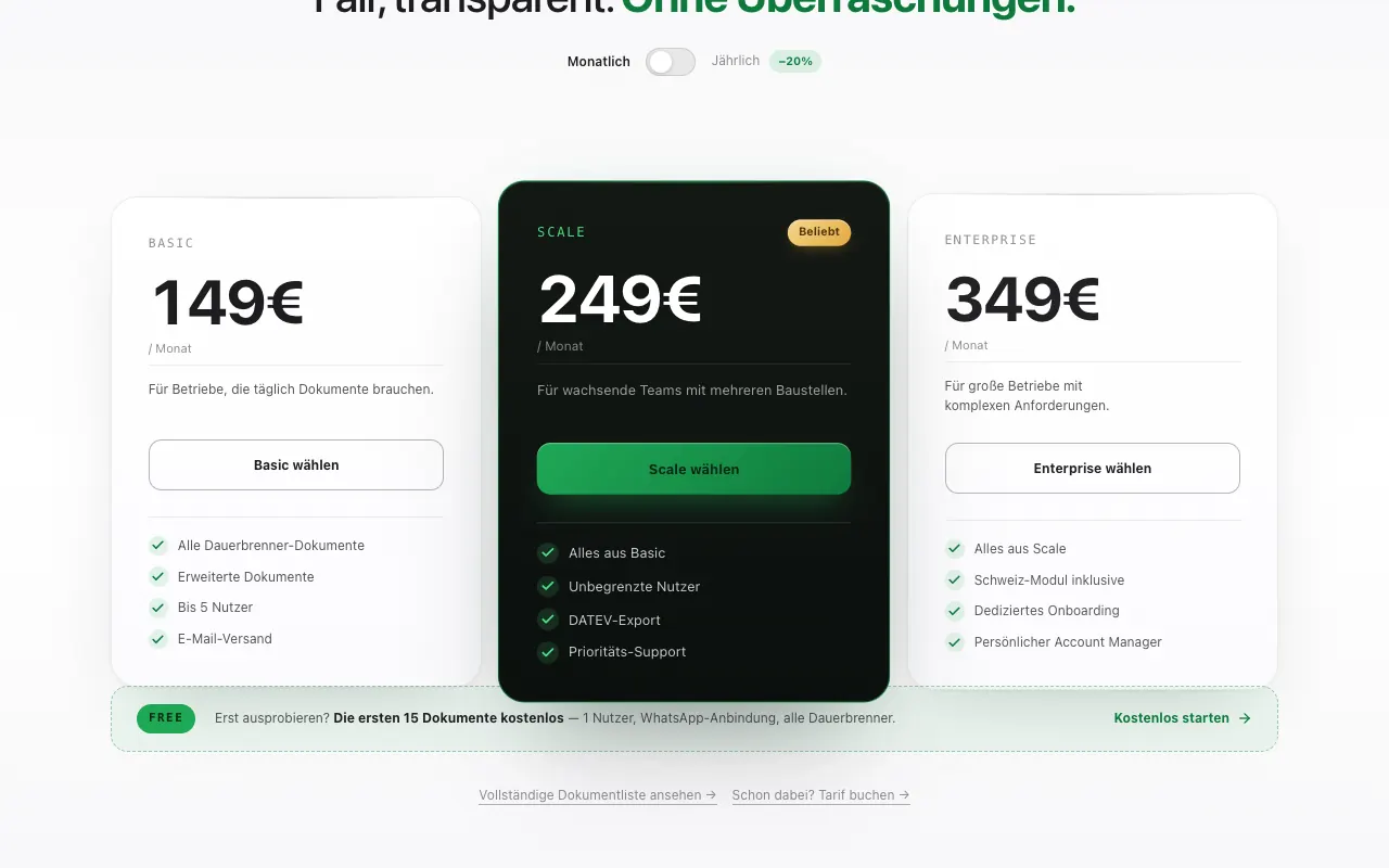 klariu.de: Preise